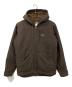 Patagonia（パタゴニア）の古着「ラインドキャンバスフーディ」｜ブラウン