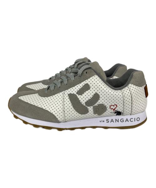 Sangacio（サンガッチョ）SANGACIO (サンガッチョ) ローカットスニーカー グレー サイズ:25.5の古着・服飾アイテム