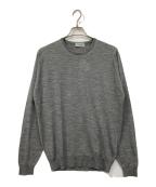 JOHN SMEDLEYジョンスメドレー）の古着「LUNDY CLASSIC CREW NECK PULLOVER STANDARD FIT」｜グレー