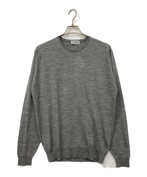 JOHN SMEDLEY（ジョンスメドレー）JOHN SMEDLEY (ジョンスメドレー) LUNDY CLASSIC CREW NECK PULLOVER STANDARD FIT グレー サイズ:L 未使用品の古着・服飾アイテム