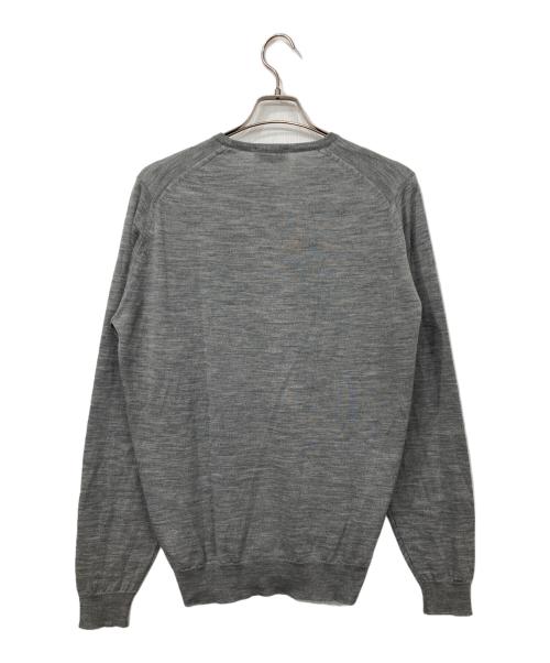 JOHN SMEDLEY（ジョンスメドレー）JOHN SMEDLEY (ジョンスメドレー) LUNDY CLASSIC CREW NECK PULLOVER STANDARD FIT グレー サイズ:L 未使用品の古着・服飾アイテム