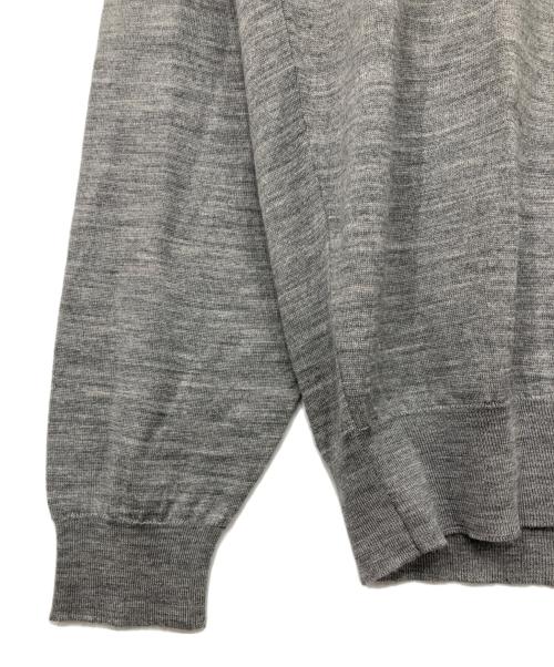 JOHN SMEDLEY（ジョンスメドレー）JOHN SMEDLEY (ジョンスメドレー) LUNDY CLASSIC CREW NECK PULLOVER STANDARD FIT グレー サイズ:L 未使用品の古着・服飾アイテム