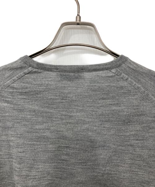 JOHN SMEDLEY（ジョンスメドレー）JOHN SMEDLEY (ジョンスメドレー) LUNDY CLASSIC CREW NECK PULLOVER STANDARD FIT グレー サイズ:L 未使用品の古着・服飾アイテム