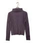 PLEATS PLEASE（プリーツプリーズ）の古着「SOFT PLEATS ハイネック長袖カットソー」｜パープル