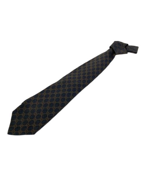 GUCCI（グッチ）GUCCI (グッチ) GG柄ネクタイ グレー サイズ:表記なしの古着・服飾アイテム