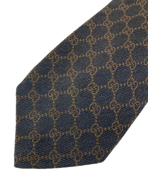 GUCCI（グッチ）GUCCI (グッチ) GG柄ネクタイ グレー サイズ:表記なしの古着・服飾アイテム