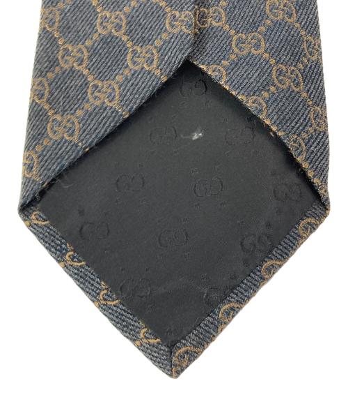 GUCCI（グッチ）GUCCI (グッチ) GG柄ネクタイ グレー サイズ:表記なしの古着・服飾アイテム