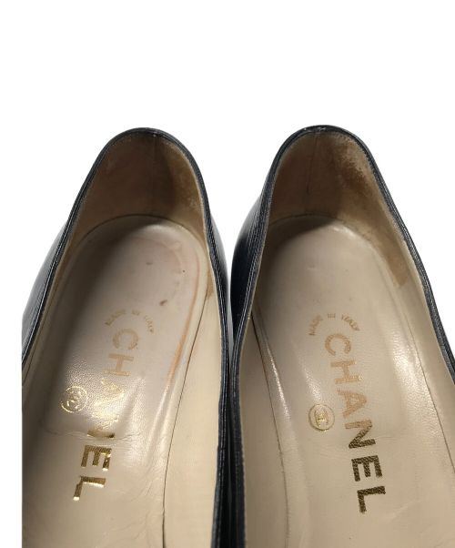 CHANEL（シャネル）CHANEL (シャネル) ココマークパンプス 666G ブラック サイズ:35の古着・服飾アイテム