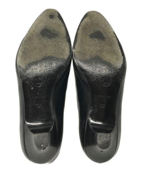 CHANEL（シャネル）CHANEL (シャネル) ココマークパンプス 666G ブラック サイズ:35の古着・服飾アイテム