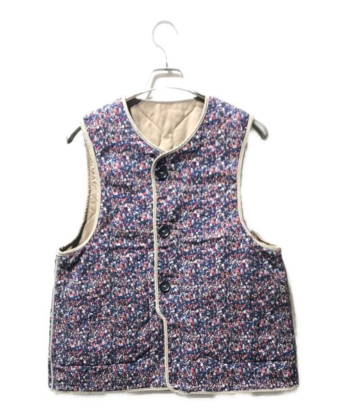 Engineered Garments（エンジニアドガーメンツ）Engineered Garments (エンジニアド ガーメンツ) charcoal (チャコール) キルティングベスト USA製 コラボ カーキ サイズ:Mの古着・服飾アイテム