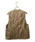 Engineered Garments (エンジニアド ガーメンツ) charcoal (チャコール) キルティングベスト USA製 コラボ カーキ サイズ:M：5000円