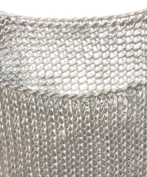 BABYLONE（バビロン）BABYLONE (バビロン) 2WAYメッシュプルオーバー ホワイト サイズ:Fの古着・服飾アイテム