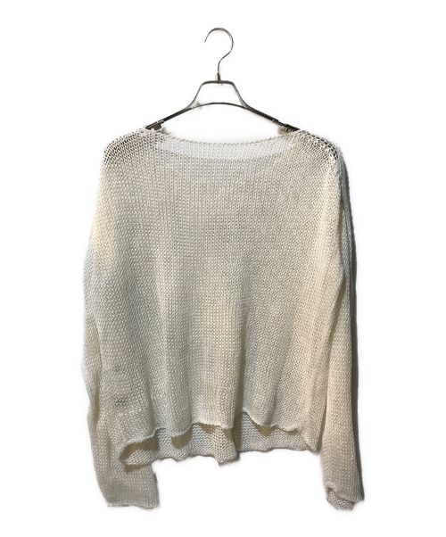 BABYLONE（バビロン）BABYLONE (バビロン) 2WAYメッシュプルオーバー ホワイト サイズ:Fの古着・服飾アイテム