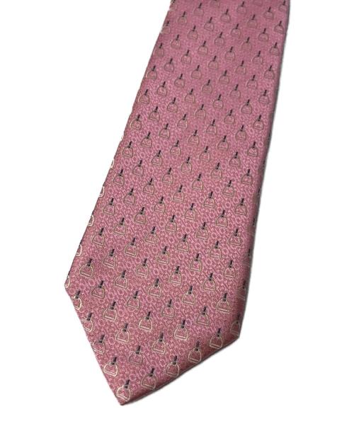 GUCCI（グッチ）GUCCI (グッチ) シルクネクタイ ピンク サイズ:148cm×7cmの古着・服飾アイテム