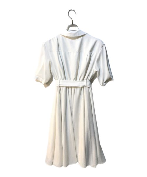 anuans（アニュアンス）anuans (アニュアンス) カシュクールタックワンピース 1523230025-0 ホワイト サイズ:FREEの古着・服飾アイテム