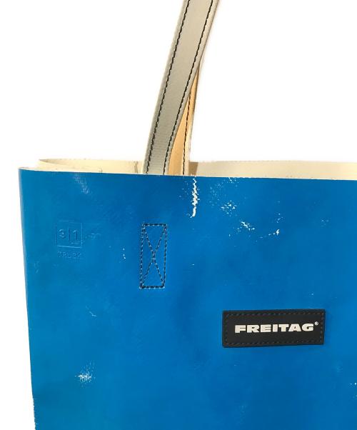 FREITAG（フライターグ）FREITAG (フライターグ) トートバッグ MIAMI VICE ホワイト×ブルーの古着・服飾アイテム