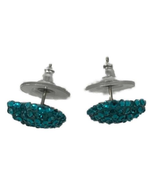 TARINA TARANTINO（タリナタランティーノ）TARINA TARANTINO (タリナタランティーノ) ハートモチーフピアス ブルーの古着・服飾アイテム