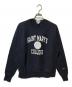 Champion REVERSE WEAVE（チャンピオン リバース ウィーブ）の古着「カレッジプリントスウェット」｜ネイビー