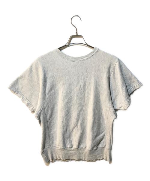 Champion REVERSE WEAVE（チャンピオン リバース ウィーブ）Champion REVERSE WEAVE (チャンピオン リバース ウィーブ) 半袖スウェット 80s トリコタグ  グレー サイズ:Mの古着・服飾アイテム