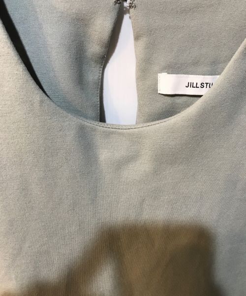 JILL STUART（ジルスチュアート）JILL STUART (ジルスチュアート) タフタドッキングワンピース グリーン サイズ:4の古着・服飾アイテム