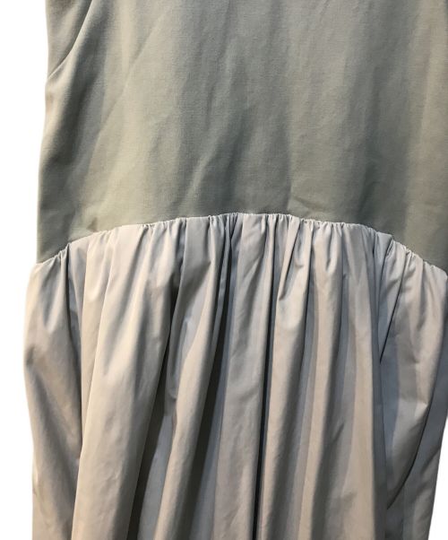 JILL STUART（ジルスチュアート）JILL STUART (ジルスチュアート) タフタドッキングワンピース グリーン サイズ:4の古着・服飾アイテム