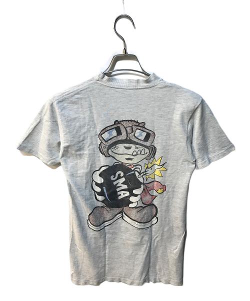 SANTAMONICA AIRLINES（サンタモニカエアライン）SANTAMONICA AIRLINES (サンタモニカエアライン) ヴィンテージプリントTシャツ オールドスケートTシャツ グレー サイズ:Mの古着・服飾アイテム
