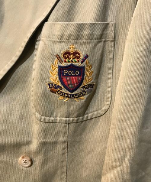 POLO RALPH LAUREN（ポロ・ラルフローレン）POLO RALPH LAUREN (ポロ・ラルフローレン) ダブルフジャケット ベージュ サイズ:XLの古着・服飾アイテム