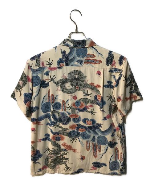 FLAT HEAD（フラット ヘッド）FLAT HEAD (フラット ヘッド) ハワイヤンシルクシャツ ベージュ サイズ:Fの古着・服飾アイテム