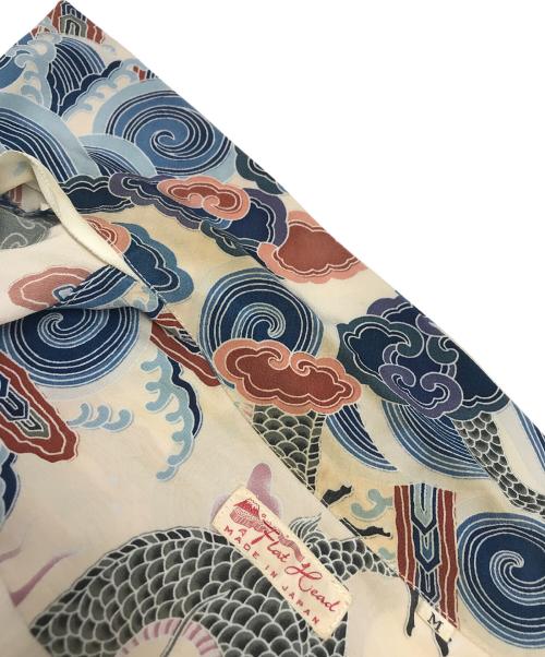 FLAT HEAD（フラット ヘッド）FLAT HEAD (フラット ヘッド) ハワイヤンシルクシャツ ベージュ サイズ:Fの古着・服飾アイテム