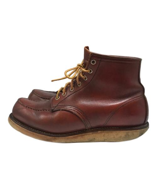 RED WING（レッドウィング）RED WING (レッドウィング) モックトゥワークブーツ ブラウン サイズ:26㎝の古着・服飾アイテム
