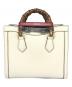 GUCCI (グッチ) ダイアナ スモール バンブー トートバッグ ホワイト：205000円