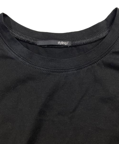 styling/（スタイリング）styling/ (スタイリング) チュールセットワンピース ブラック サイズ:Free 未使用品の古着・服飾アイテム