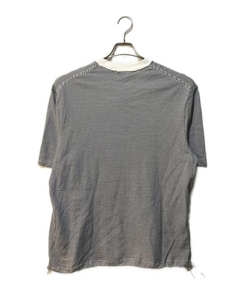 SUMARI（シュマリ）SUMARI (シュマリ) HEMCODE BORDER T-SHIRT ホワイト×ブラック サイズ:1の古着・服飾アイテム