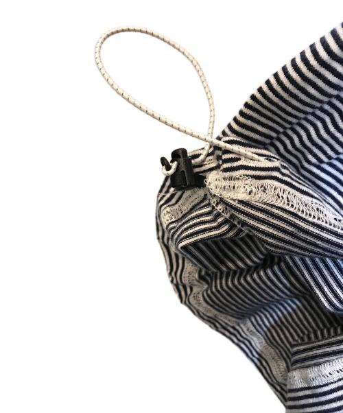 SUMARI（シュマリ）SUMARI (シュマリ) HEMCODE BORDER T-SHIRT ホワイト×ブラック サイズ:1の古着・服飾アイテム