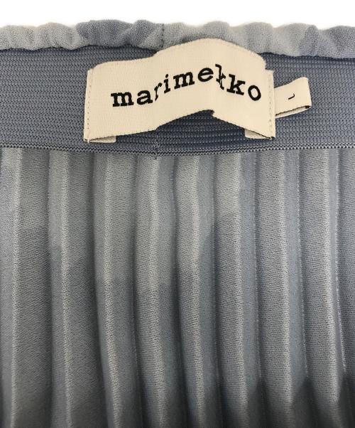 marimekko（マリメッコ）marimekko (マリメッコ) ウニッコプリーツスカート ブルー サイズ:Lの古着・服飾アイテム