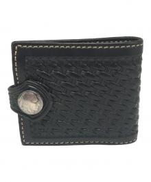 FUNNY（ファニー）の古着「コンチョボタンウォレット」｜ブラック