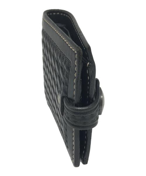 FUNNY（ファニー）FUNNY (ファニー) コンチョボタンウォレット ブラックの古着・服飾アイテム