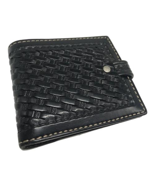 FUNNY（ファニー）FUNNY (ファニー) コンチョボタンウォレット ブラックの古着・服飾アイテム