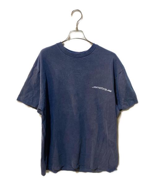 Insonnia project（インソニア プロジェクト）Insonnia project (インソニア プロジェクト) ヴィンテージプリントTシャツ ブルー サイズ:下記参照の古着・服飾アイテム