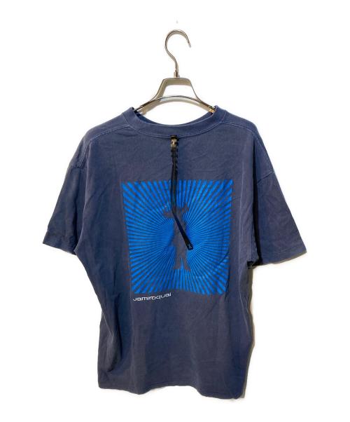 Insonnia project（インソニア プロジェクト）Insonnia project (インソニア プロジェクト) ヴィンテージプリントTシャツ ブルー サイズ:下記参照の古着・服飾アイテム