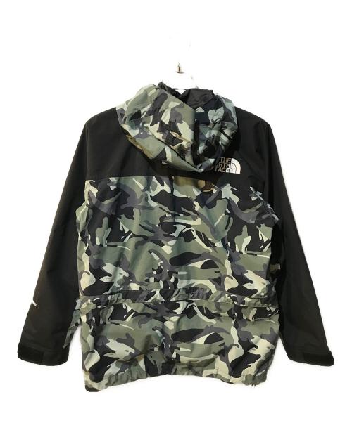THE NORTH FACE（ザ ノース フェイス）THE NORTH FACE (ザ ノース フェイス) Novelty Mountain Light Jacket ブラック×グリーン サイズ:Sの古着・服飾アイテム