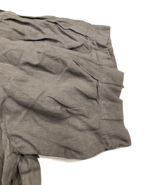 journal standard L'essage（ジャーナルスタンダード レサージュ）journal standard L'essage (ジャーナルスタンダード レサージュ) フレンチリネンスキッパーワンピース ベージュ サイズ:36の古着・服飾アイテム