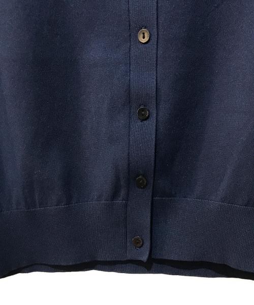 CABAN（キャバン）CABAN (キャバン) ファインポリエステル ハーフスリーブポケットカーディガン ネイビー サイズ:S 未使用品の古着・服飾アイテム