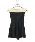 HER LIP TO (ハーリップトゥ) Two-Tone Ribbon Romper ホワイト×ブラック サイズ:S 未使用品：12000円