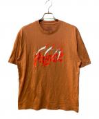 PALACEパレス）の古着「SCRATCHY T-SHIRT」｜ブラウン