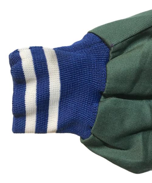 CHASE authentics（チェイスオーセンティック）CHASE authentics (チェイスオーセンティック) レーシングジャケット ネイビー×グリーン サイズ:Lの古着・服飾アイテム