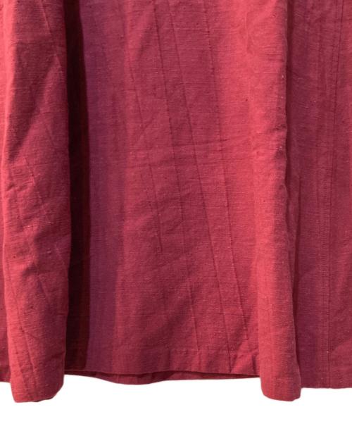 Y's（ワイズ）Y's (ワイズ) 手織りワンピース レッド サイズ:Freeの古着・服飾アイテム