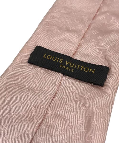 LOUIS VUITTON（ルイ ヴィトン）LOUIS VUITTON (ルイ ヴィトン) モノグラムシルクネクタイ ピンク サイズ:不明の古着・服飾アイテム