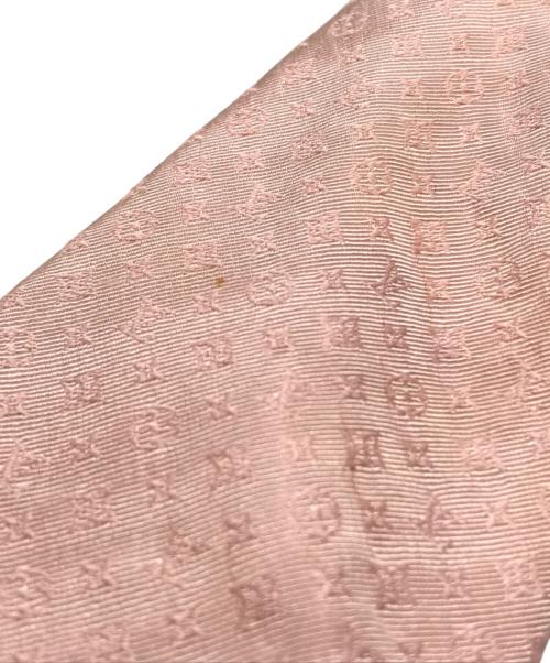 LOUIS VUITTON（ルイ ヴィトン）LOUIS VUITTON (ルイ ヴィトン) モノグラムシルクネクタイ ピンク サイズ:不明の古着・服飾アイテム