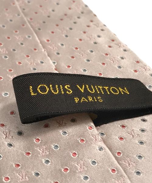 LOUIS VUITTON（ルイ ヴィトン）LOUIS VUITTON (ルイ ヴィトン) ドット柄シルクネクタイ ピンク サイズ:不明の古着・服飾アイテム